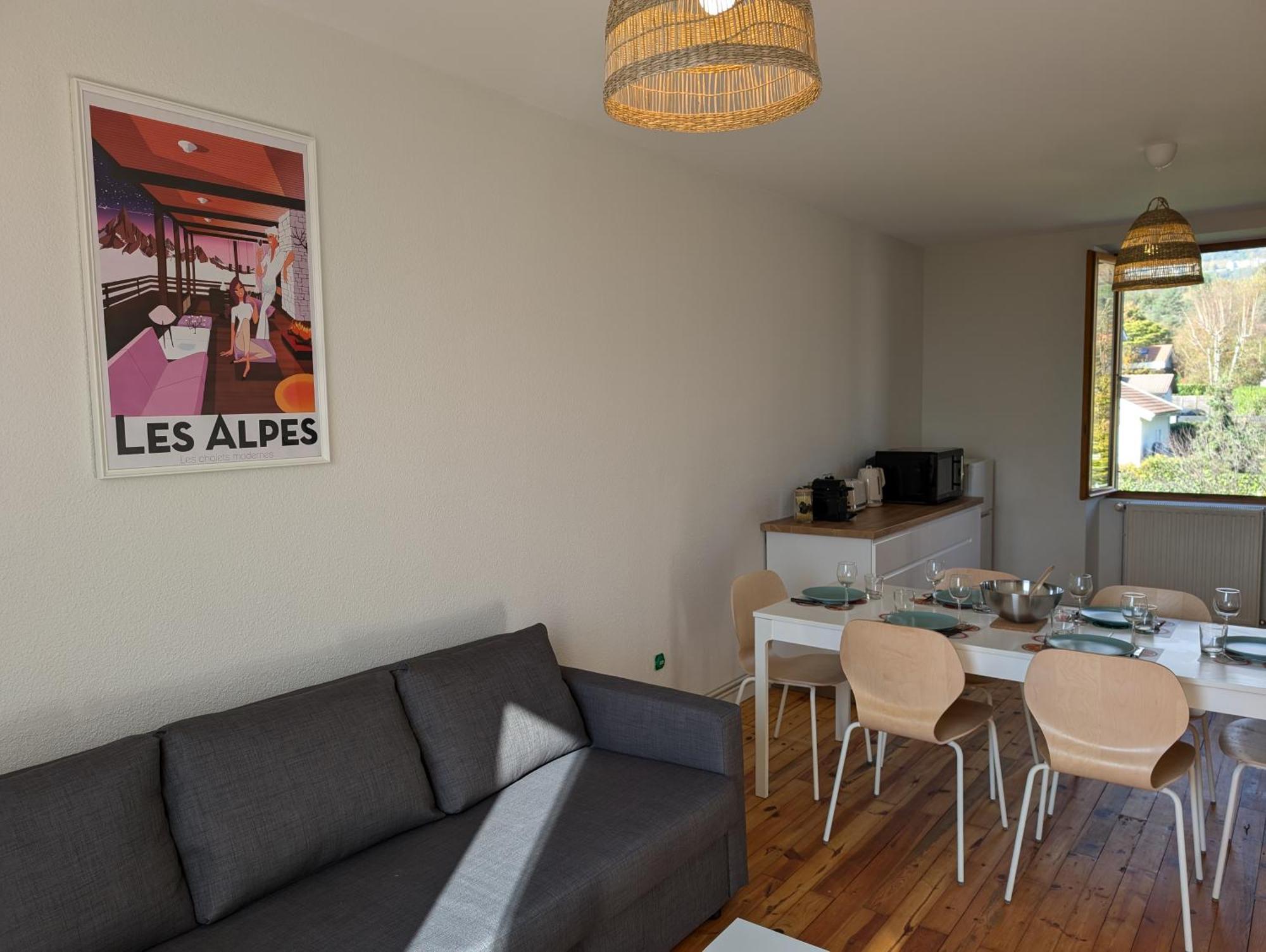Appart 65M2 Avec 2 Chambres Dans Ferme Renovee - Parking Gratuit - Grande Vue Montagnes Монбонно-Сен-Мартен Екстер'єр фото